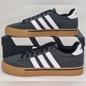 Adidas Daily 4.0 Men's Sneakers Shoes Gum Sole Grey White IF4492 Canvas Multi Sz